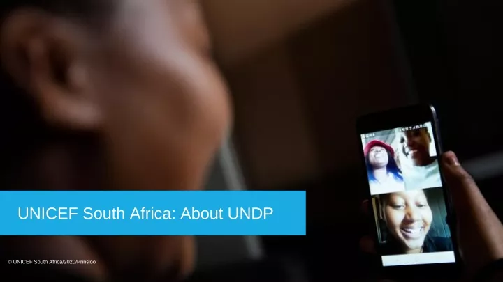 unicef south africa about undp