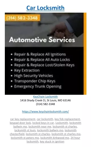 car locksmith