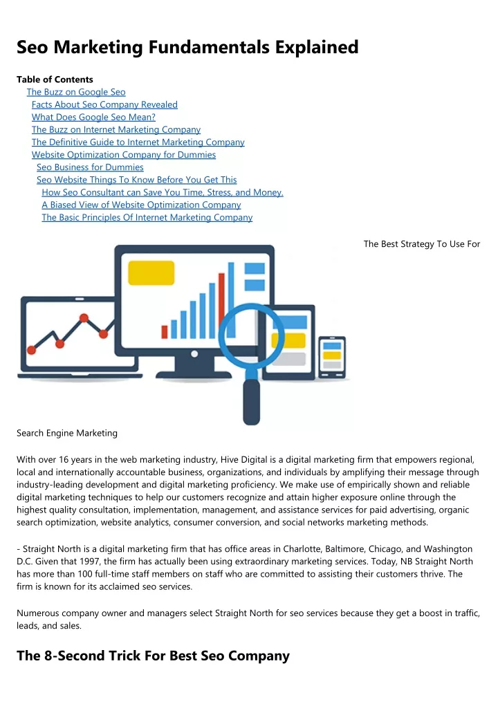 seo marketing fundamentals explained