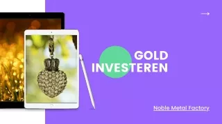 Hoe te investeren in goud | Noble Metal Factory