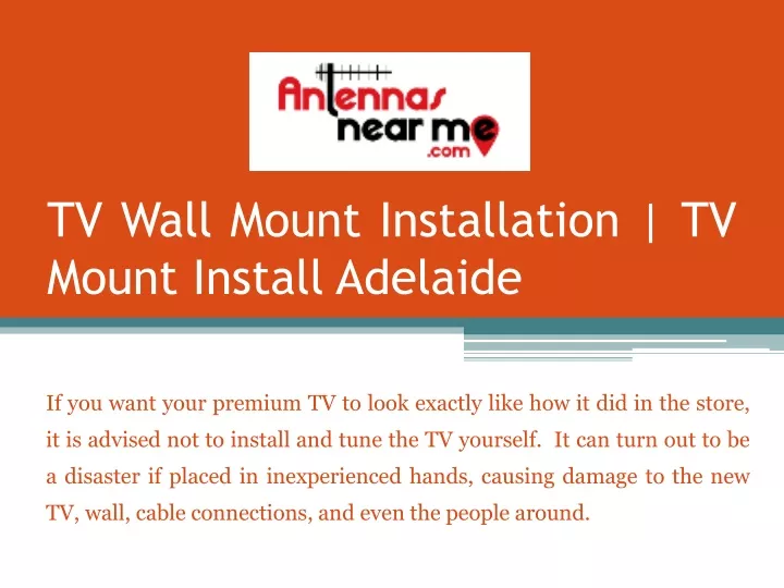 tv wall mount installation tv mount install adelaide