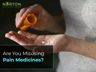 Are You Misusing Pain Medicines?