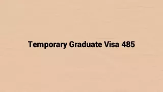 temporary graduate visa 485