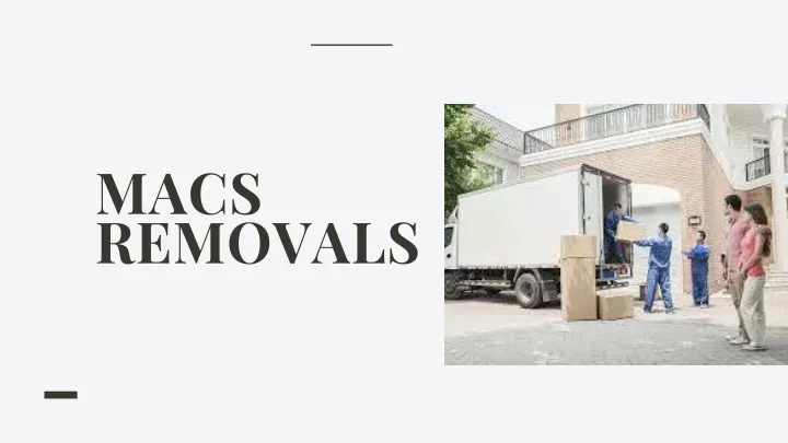 macs removals