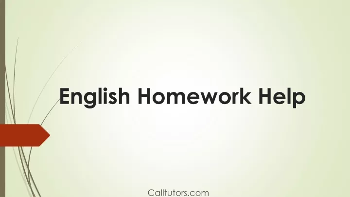 english homework help