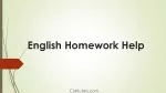 PPT - English Homework Help PowerPoint Presentation, Free Download - ID ...