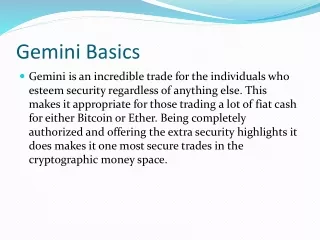 gemini basics