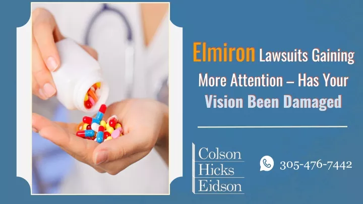 elmiron lawsuits gaining more attention has your