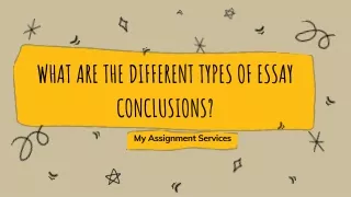what are the different types of essay conclusions