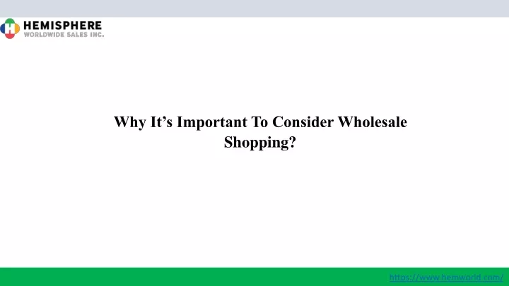 why it s important to consider wholesale shopping