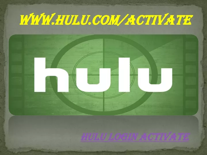 www hulu com activate www hulu com activate