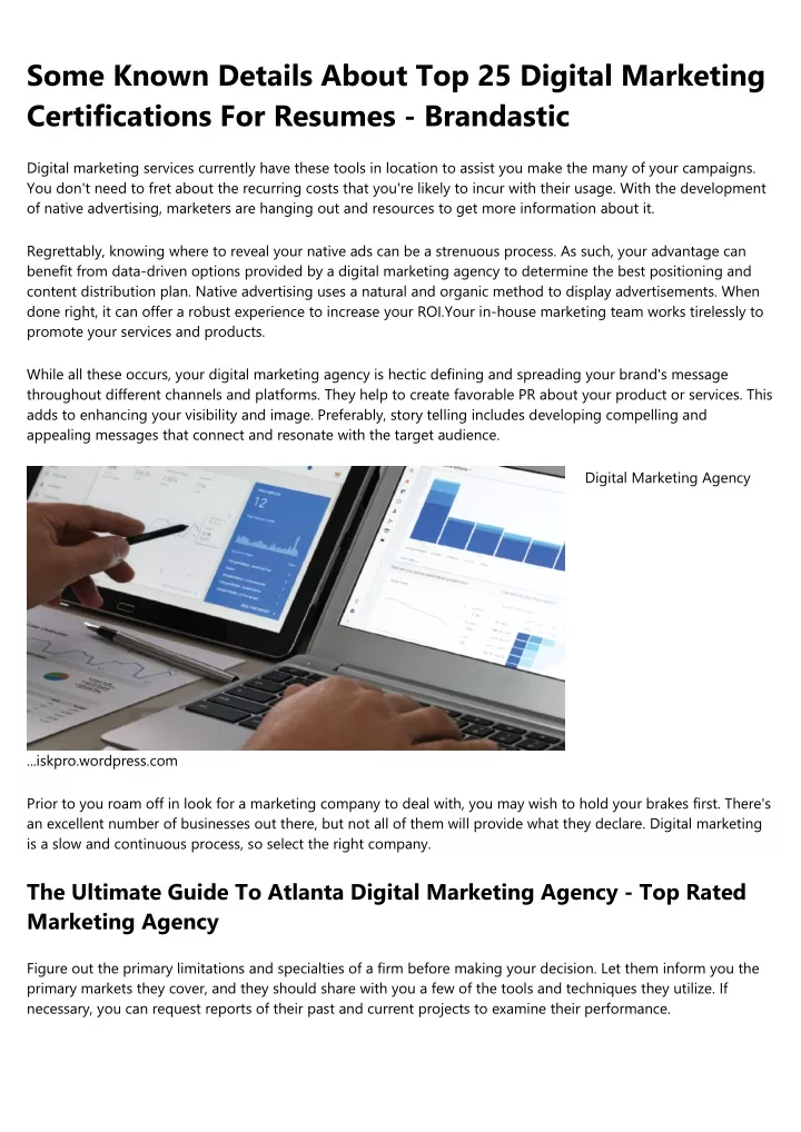 some known details about top 25 digital marketing