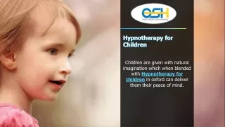 What is hypnotherapy for children in oxford?