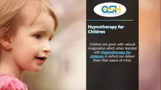 What is hypnotherapy for children in oxford?