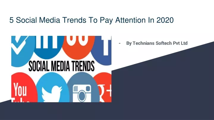 5 social media trends to pay attention in 2020