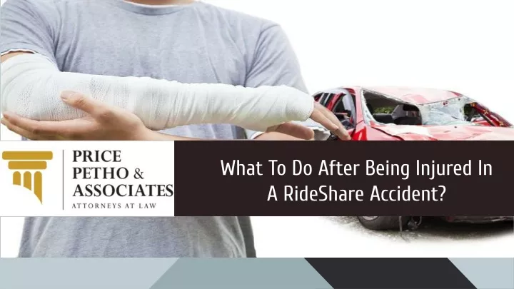 what to do after being injured in a rideshare