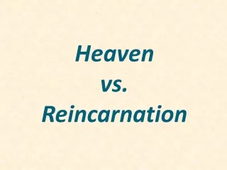 heaven vs reincarnation