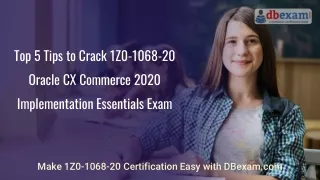 top 5 tips to crack 1z0 1068 20 oracle