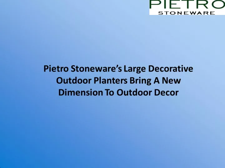pietro stoneware s large decorative outdoor