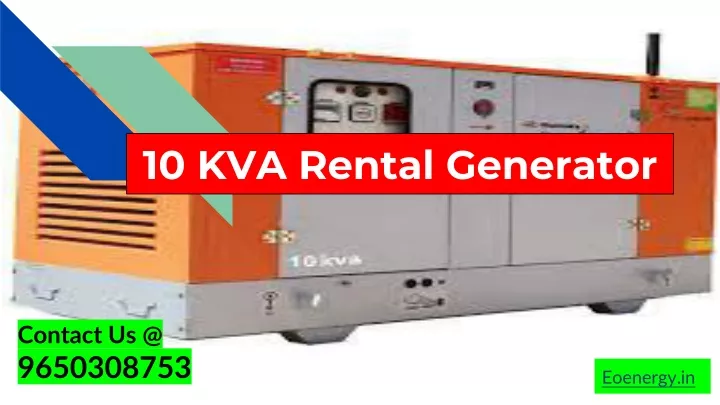 10 kva rental generator