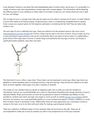 10 Tell-Tale Signs You Need to Get a New meaning behind cross bar necklace