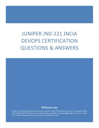 juniper jn0 221 jncia devops certification