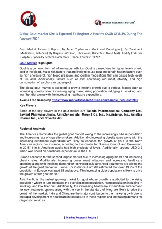 global global gout market gout market size