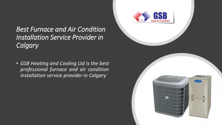 best furnace and air condition installation service provider in calgary