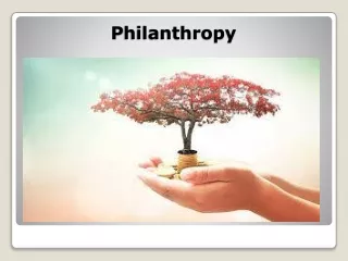 You ever did Philanthropy with your business!!