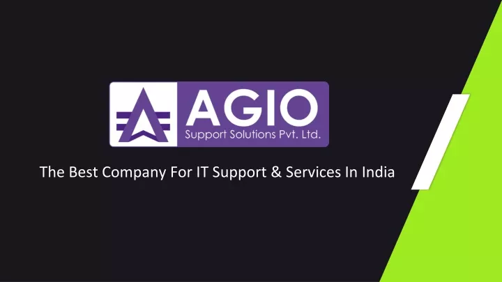 the best company for it support services in india