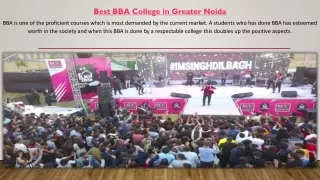 best bba college in greater noida
