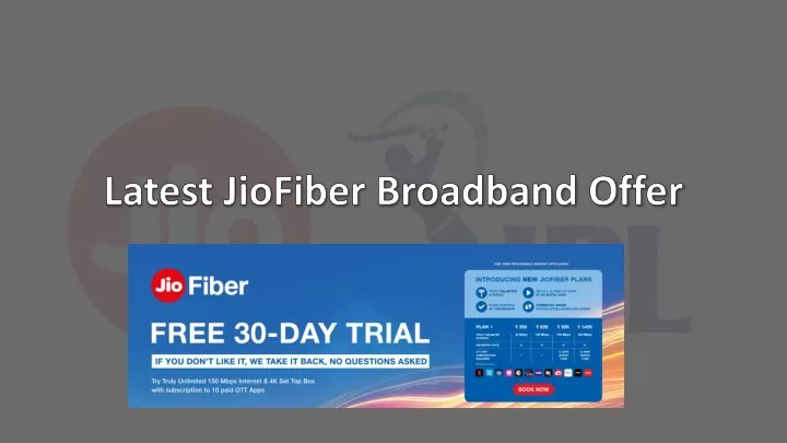 latest jiofiber broadband offer