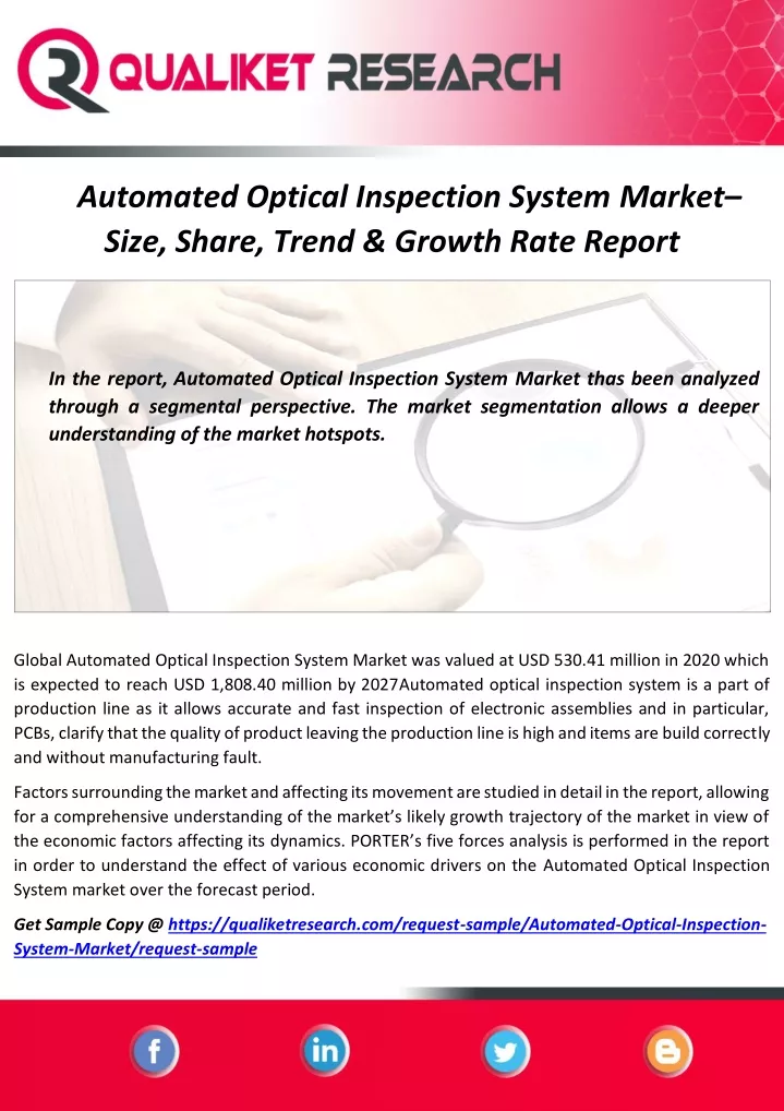 automated optical inspection system market size