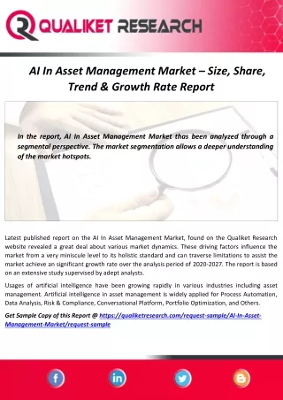 ai in asset management market size share trend