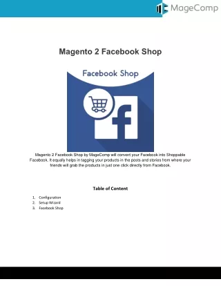 magento 2 facebook shop