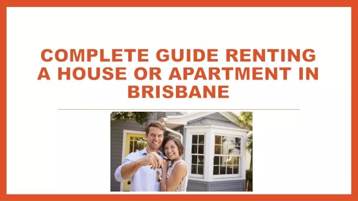 complete guide renting a house or apartment in brisbane