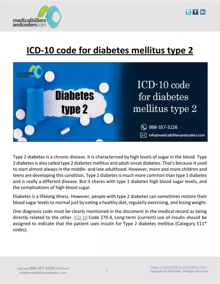 icd 10 code for diabetes mellitus type 2