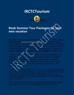 Book Summer Tour Packages for your next vacation