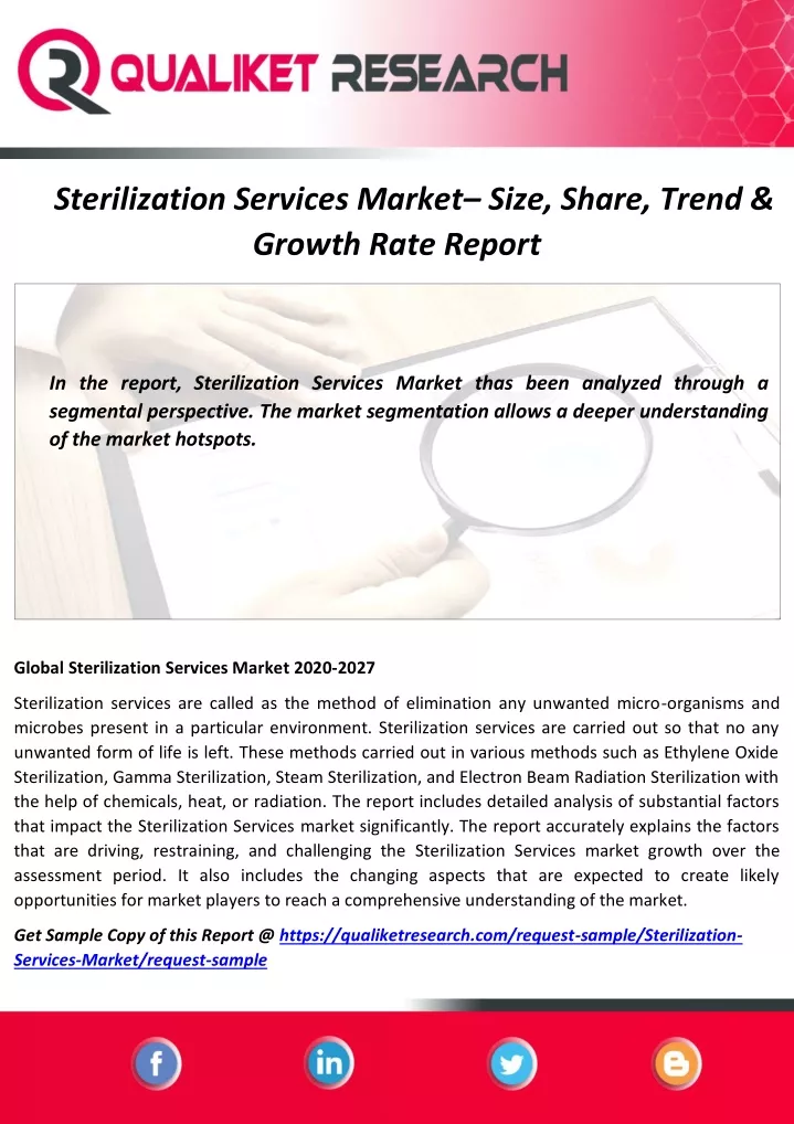 sterilization services market size share trend