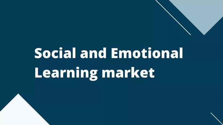 social and emotional learning market