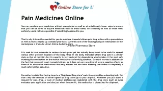 pain medicines online