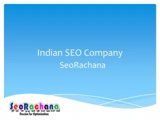 Indian SEO Company SeoRachana