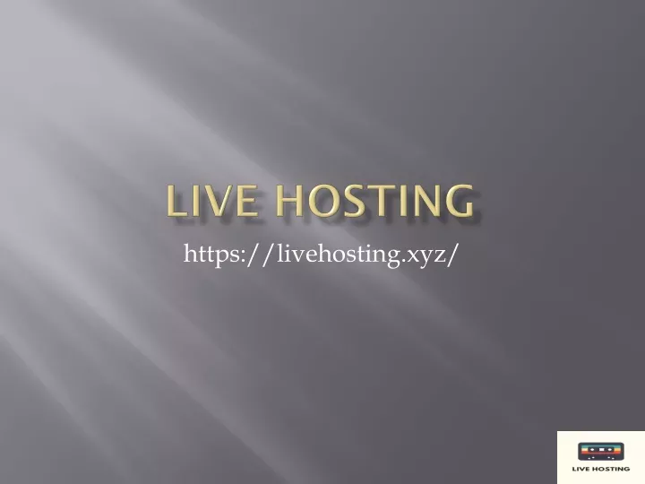 live hosting