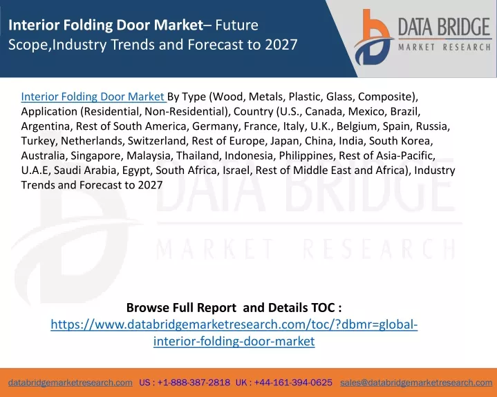 interior folding door market future scope