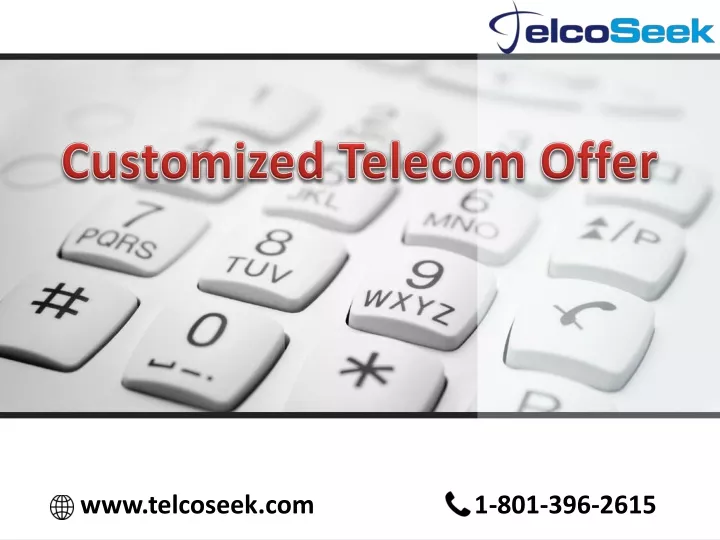 customized telecom offer