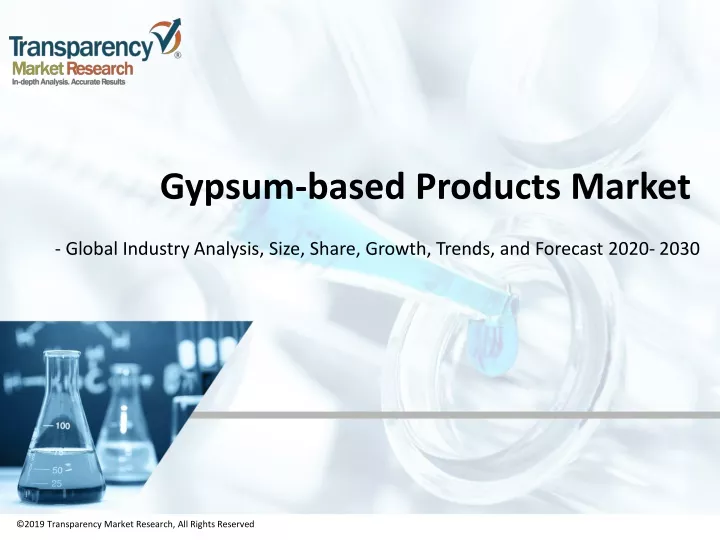 gypsum based products market