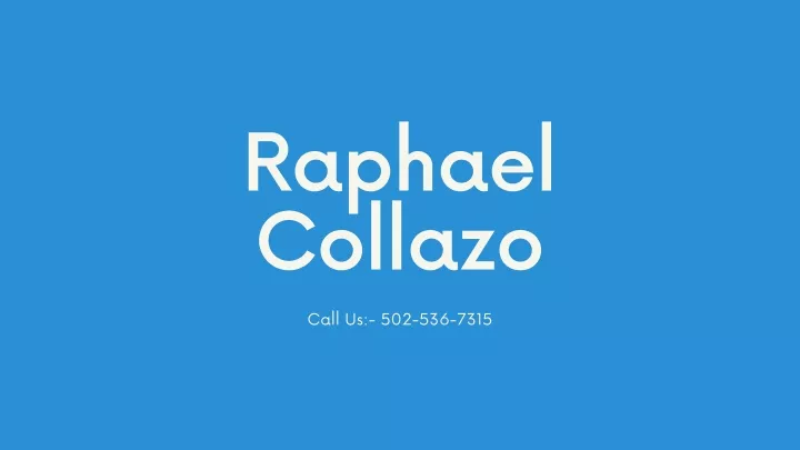 raphael collazo