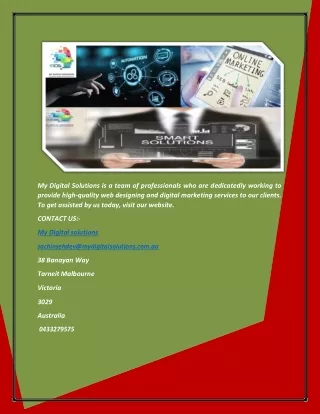 my digital solutions is a team of professionals