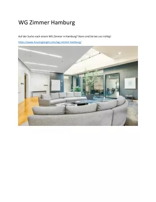 wg zimmer hamburg