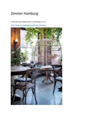 zimmer hamburg